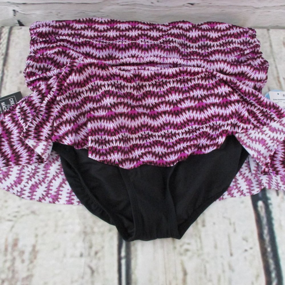 Swim Solutions Plus One Piece Swim Dress - Picture 8 of 8
